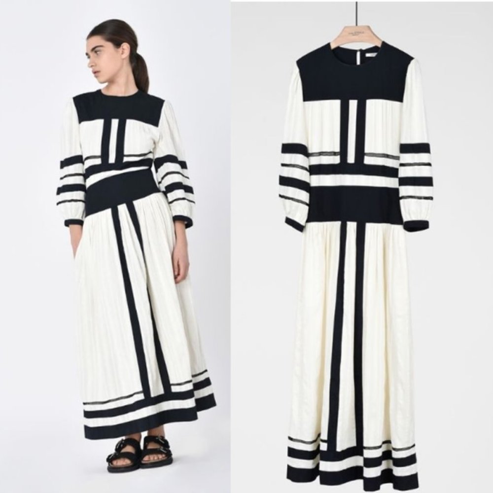 NEW etoile Isabel marant roomi two tone gauze 34